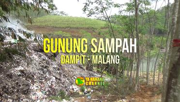 Jika di Bali ada Gunung Agung Berstatus Siaga, di Desa ini Ada Gunung Sampah Yang Mengeluarkan Asap