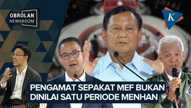 Prabowo Sebut MEF Bukan Dinilai Satu Periode Menhan, Pengamat: Saya Sepakat