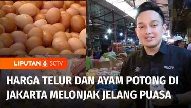 Harga Telur dan Ayam Potong Melonjak Jelang Puasa, Telur Dijual 32 Ribu Rupiah per Kg | Liputan 6
