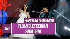 Fildan Grogi Berduet dengan Lyodra di Konser 29 Tahun Indosiar Luar Biasa