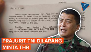 TNI AD Perintahkan Komandan Satuan Larang Prajurit Minta THR