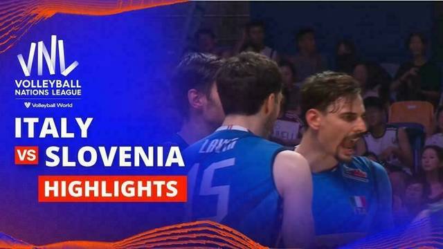 Men:  Italy vs Slovenia - Highlights | Volleyball Nations League 2025