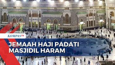 Jelang Puncak Haji, Suasana di Masjidil Haram Dipadati Jemaah!