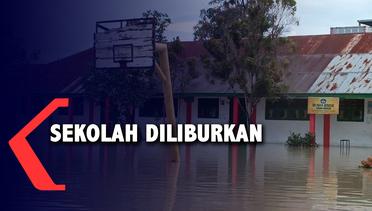 Sejumlah Sekolah di Kabupaten Serdang Bedagai Diliburkan Akibat Banjir