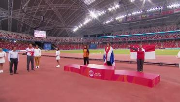 Athletics Women's Discus Throw Final Victory Ceremony (Day 7) | 28th SEA Games Singapore 2015