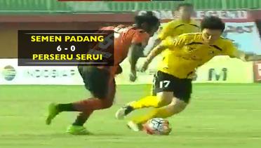 Semen Padang Menang Telak 6-0 atas Perseru Serui