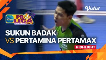 Highlights | Kudus Sukun Badak vs Jakarta Pertamina Pertamax | PLN Mobile Proliga Putra 2023