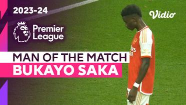 Aksi Man of the Match: Bukayo Saka | Arsenal vs Fulham | Premier League 2023/24