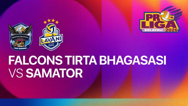 Putra: Medan Falcons Tirta Bhagasasi vs Surabaya Samator - Full Match | Proliga 2026