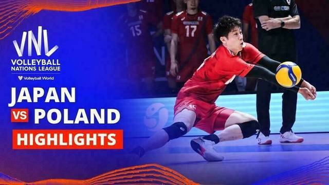 Men: Japan vs Poland - Highlight | Volleyball Nations League 2025