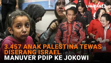 3.457 Anak Palestina Tewas Diserang Israel, Manuver PDIP ke Jokowi