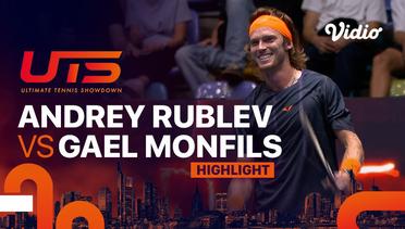 Highlights | Rublo (Andrey Rublev) vs La Monf (Gael Monfils) | Ultimate Tennis Showdown 2023