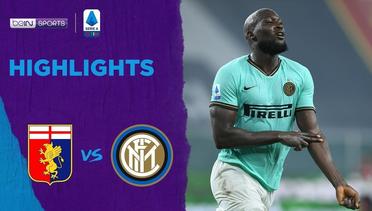 Match Highlight | Genoa 0 vs 3 Inter milan | Serie A 2020