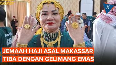 Jemaah Haji Asal Makassar, Tiba di Tanah air dengan Gelimang Emas