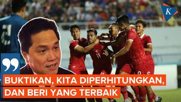 Indonesia Masuk Final AFF U23 2023, Erick: Buktikan, Kita Diperhitungkan