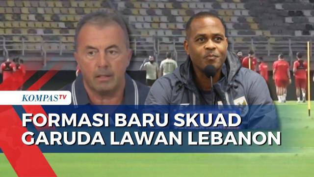 Jelang Timnas Indonesia Vs Lebanon, Patrick Kluivert Siapkan Formasi Baru