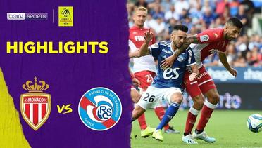 Match Highlight | Monaco 1 vs 3 Strasbourg | France Ligue 1 2020