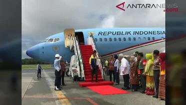 Presiden Jokowi tiba di Kalimantan Timur
