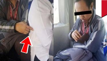 Viral foto ibu-ibu tua dilecehkan di dalam angkot - TomoNews