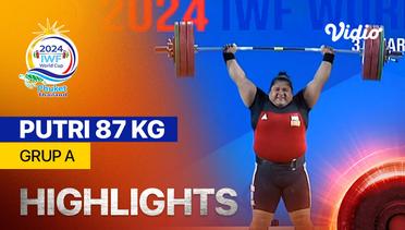 Putri + 87 kg - Grup A - Highlights| IWF World Cup 2024