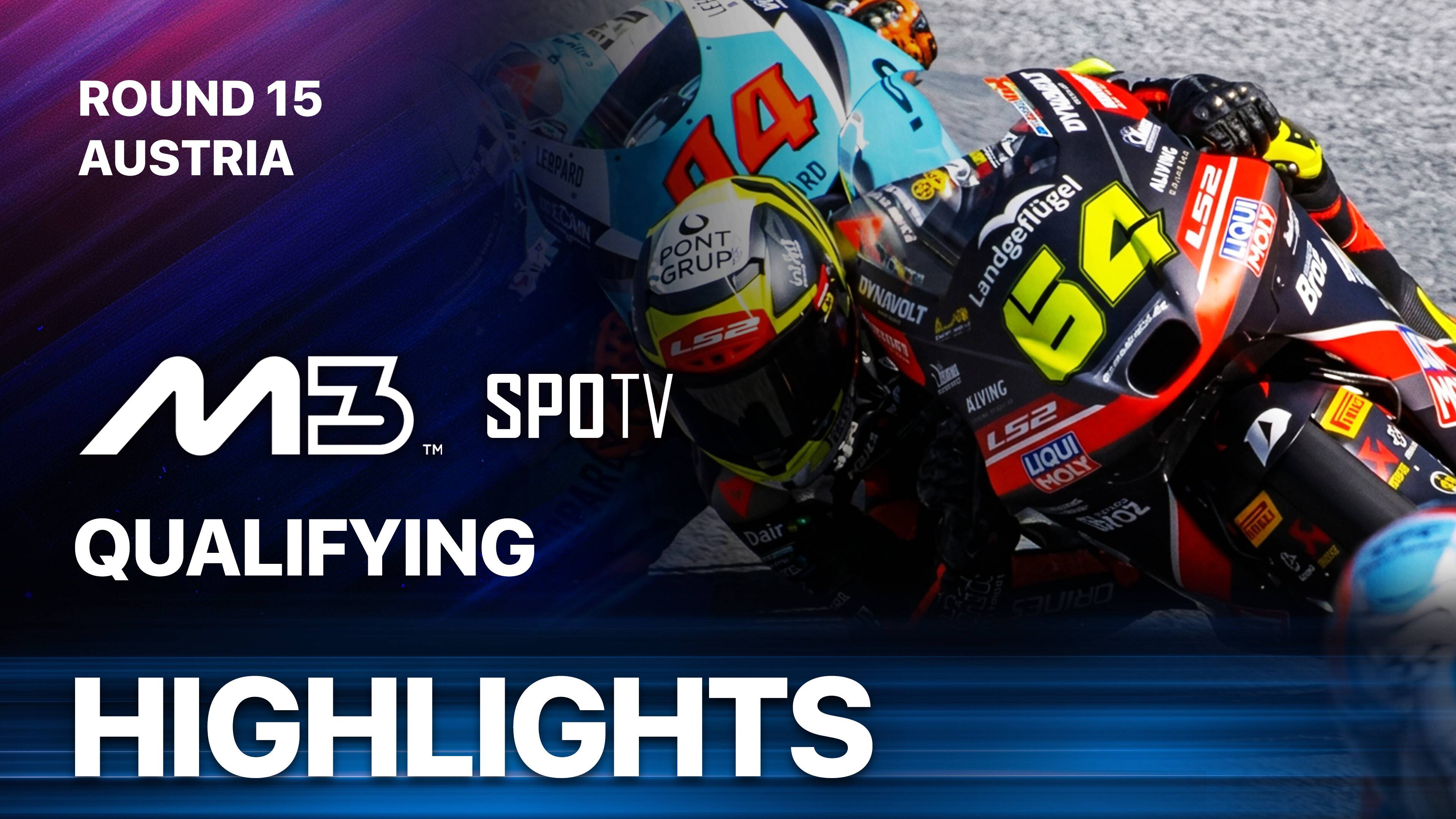 Moto3 Qualifying: Qatar Airways Grand Prix of Austria - MotoGP 2026 Round 15
