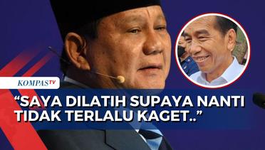 Prabowo Ungkap Dilatih Jokowi Sebelum Resmi Dilantik Jadi Presiden