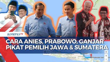 Begini Hasil Survei Elektabilitas Anies, Prabowo, Ganjar  di Jawa dan Sumatera