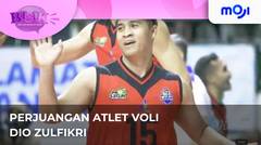 Perjuangan atlet voli Dio Zulfikri | Moji
