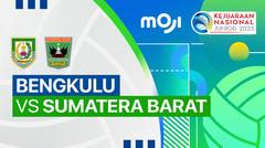 Putra: Bengkulu vs Sumatera Barat - Full Match | Kejurnas Junior 2023