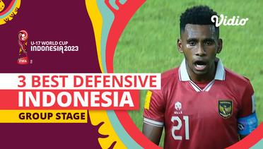 3 Aksi Pertahanan Terbaik Timnas Indonesia | Matchday 2 | FIFA U-17 World Cup Indonesia 2023