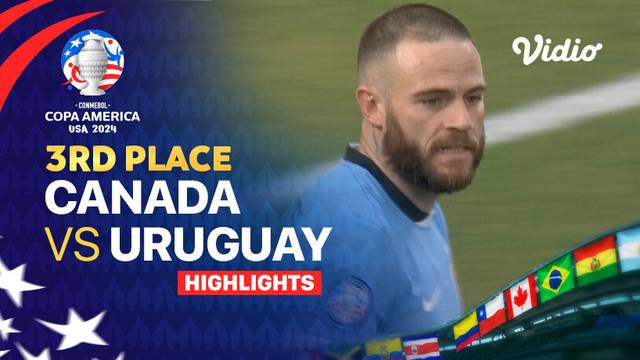 Canada vs Uruguay - Highlights | CONMEBOL Copa America USA 2024 - 3rd Place