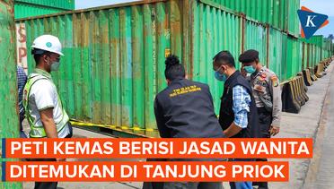 Jasad Wanita dalam Peti Kemas Ditemukan di Tanjung Priok