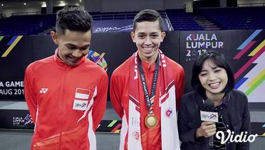 Rian dan Fajar Atlet Bulutangkis Indonesia Memilih Raisa - Kiss Date Marry Games