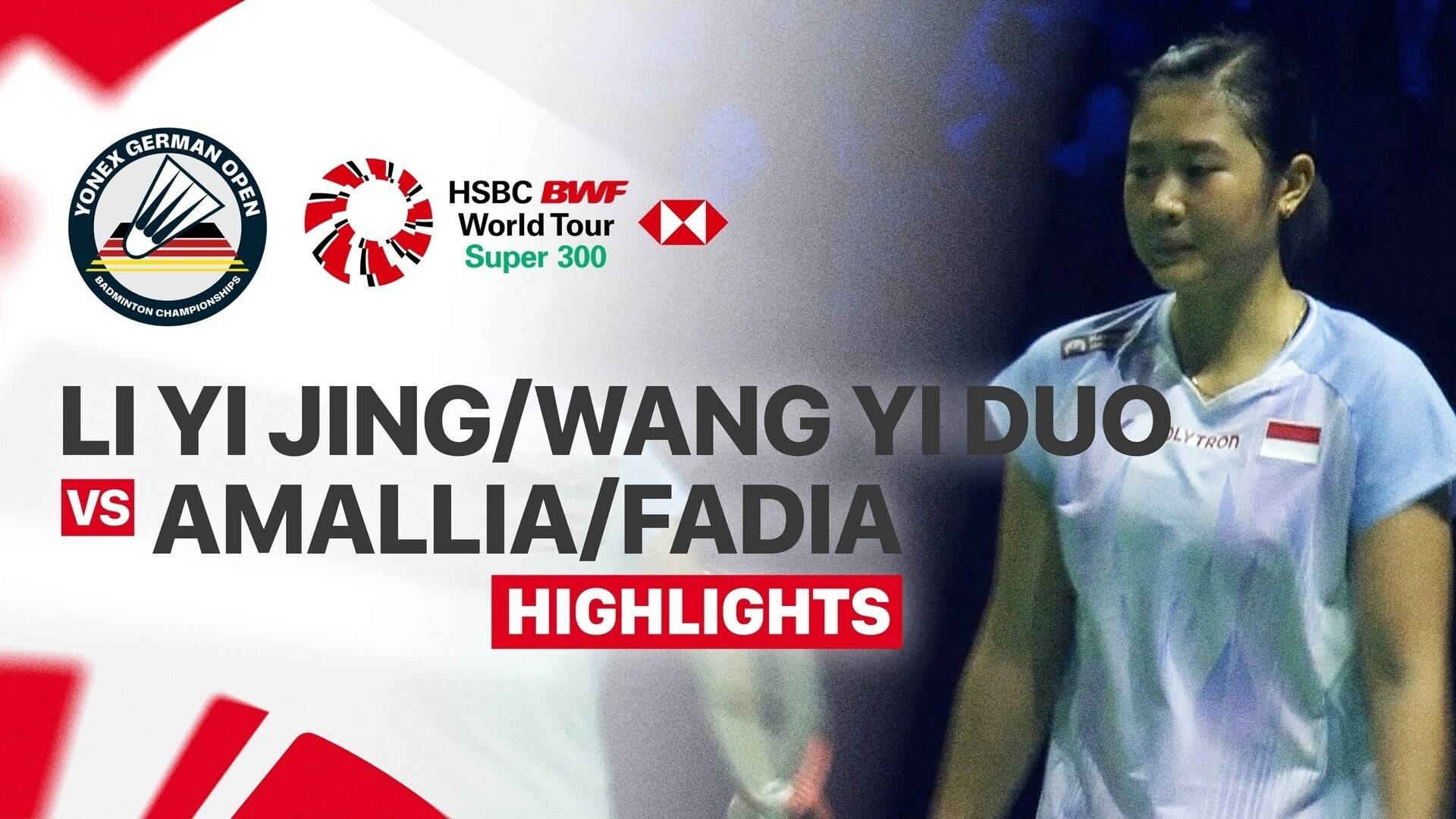Li Yi Jing/Wang Yi Duo (CHN) vs Amallia Cahaya Pratiwi/Siti Fadia Silva Ramadhanti (INA) - Women's Doubles Semifinals | YONEX German Open 2026