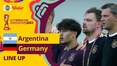 Line Up Pertandingan Argentina vs Germany | FIFA U-17 World Cup Indonesia 2023