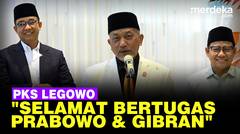 PKS Usai Putusan Pilpres MK: Selamat Bertugas Prabowo-Gibran