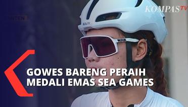 Seru! Ayustina Delia Priatna Gowes Bersama Komunitas Sepeda di Tangerang