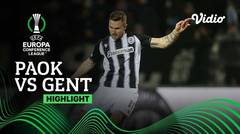 Highlight - PAOK vs Gent | UEFA Europa Conference League 2021/2022
