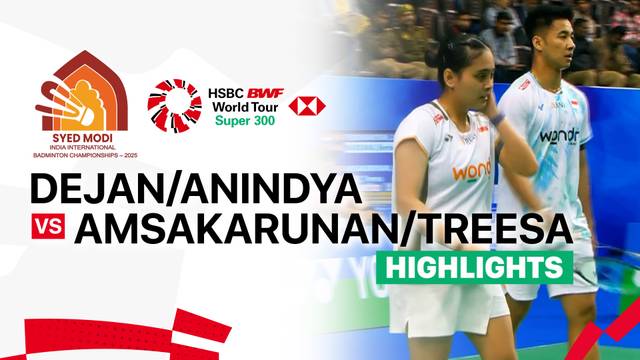Dejan Ferdinansyah/Bernadus Wardana (INA) vs Hariharan Amsakarunan/Treesa Jolly (IND) - Mixed Doubles Semifinal | SYED MODI India International 2025 - Highlight | SYED MODI India International 2025