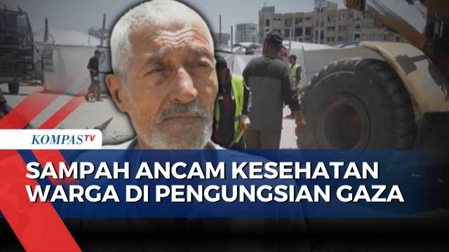 Perang Lumpuhkan TPA Utama di Gaza, Sampah Menggunung Ancam Kesehatan Warga