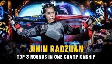 ONE Highlights - Jihin Radzuan’s Top 3 Rounds
