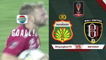 GOOOOAL!!! Sontekan Platje Perkecil Ketinggalan Bali United. Bhayangkara FC 4-1 Bali United | Piala Presiden 2019