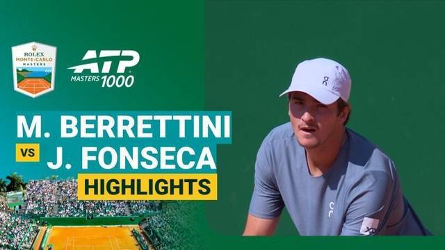 Matteo Berrettini vs Joao Fonseca - Highlight | ATP 1000: Rolex Monte-Carlo Masters 2026