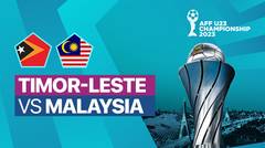 Full Match - Timor-Leste vs Malaysia | AFF U-23 Championship 2023