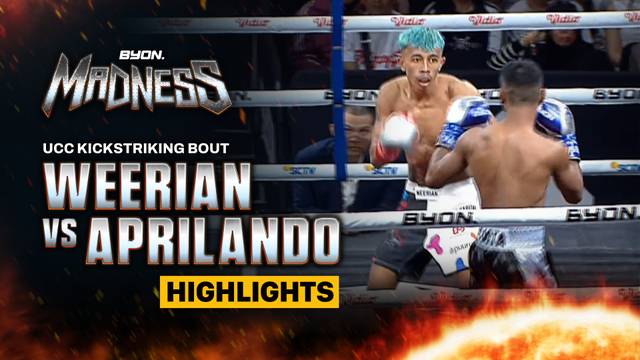 Weerian vs Aprilando Rumahpasal - UCC Kickstriking Bout - Highlight | BYON Madness Vol.4 2026