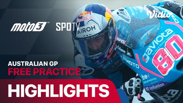 Moto3 Free Practice: MotoGP 2024 Round 17 - Qatar Airways Australian Motorcycle Grand Prix - Highlights | MotoGP 2024