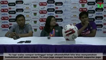 HOME GAME LIGA 2 2109: Post-Match Press.Conference Persita Vs Blitar Bandung Utd