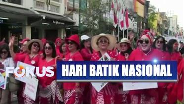 Peringati Hari Batik Nasional, Warga Yogyakarta Gekar Karnaval Batik Nusantara - Fokus