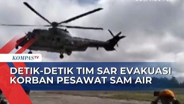 Penuh Tantangan, Inilah Detik-Detik Tim SAR Evakuasi Korban Pesawat SAM Air di Hutan Yalimo!