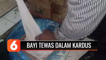 Seorang Bayi Baru Lahir Ditemukan Tewas Dalam Kardus di Pasar Cibadak Sukabumi | Liputan 6
